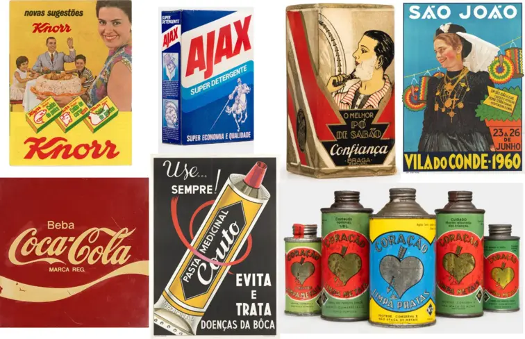 Algumas peças do Museu das Marcas 